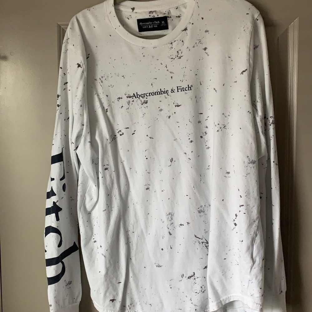 Mens Abercrombie and Fitch white shirt